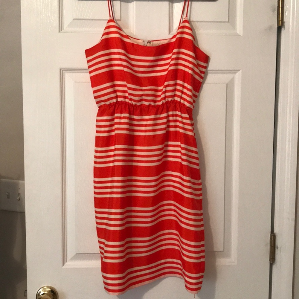 J.Crew Striped Cocktail dress